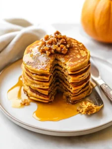 Pumpkin Protein Pancakes