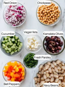 Dense bean salad recipe ingredients for salad