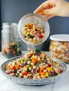 Serving Dense Bean Salad Recipe Ideas