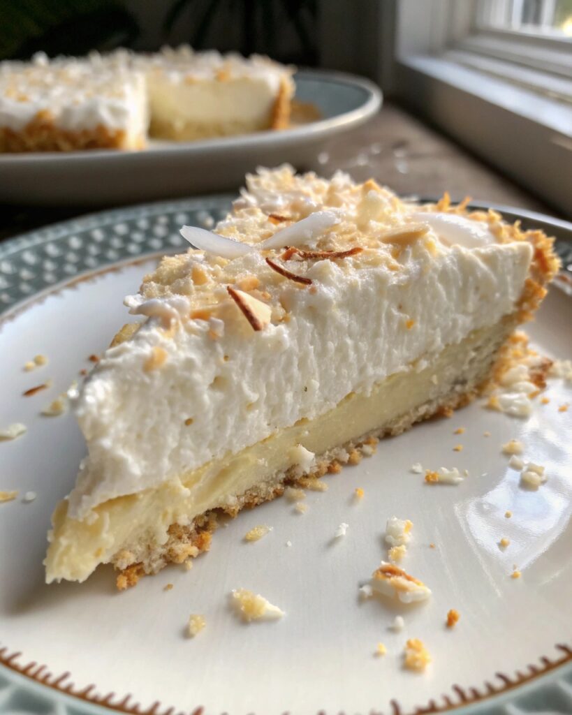 Coconut cream pie that didn’t set properly
