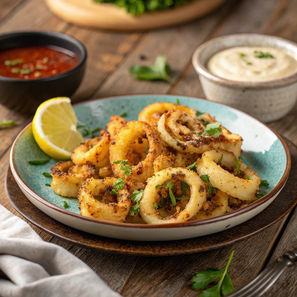 BBQ calamari recipe – grilled squid with lemon and herbs