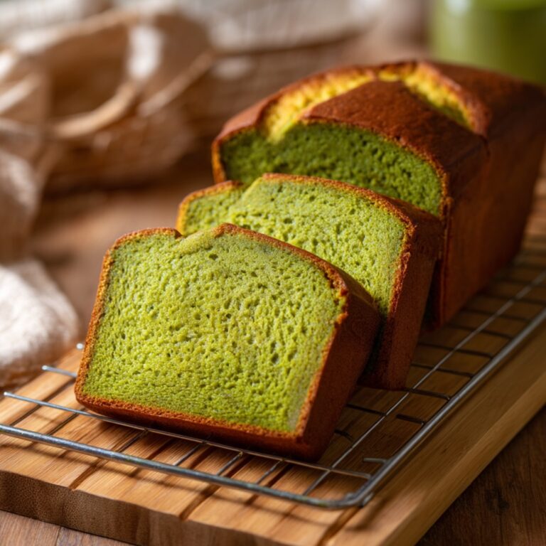 Finished matcha pan loaf and rolls for recipe card