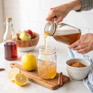 Making the Brazilian Mounjaro Recipe with Apple Cider Vinegar