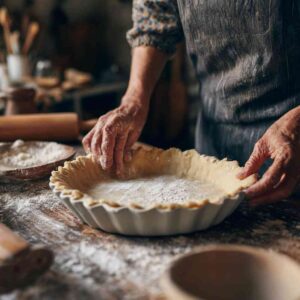 Rolling pie crust for Marry Me Quiche Recipe