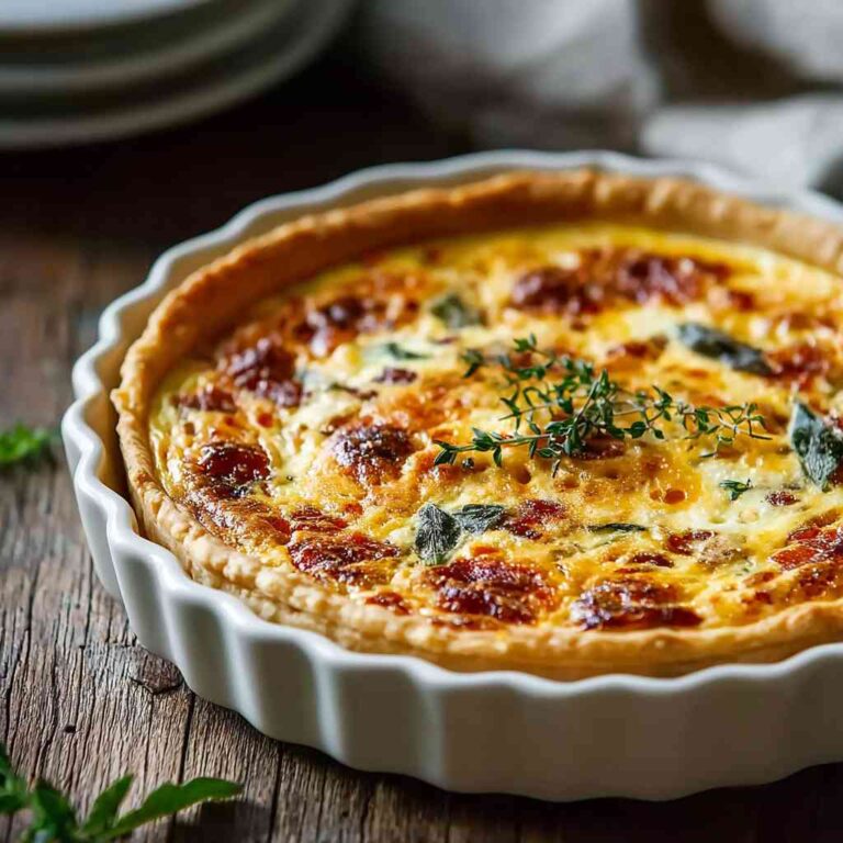 Recipe card for Marry Me Quiche Recipe