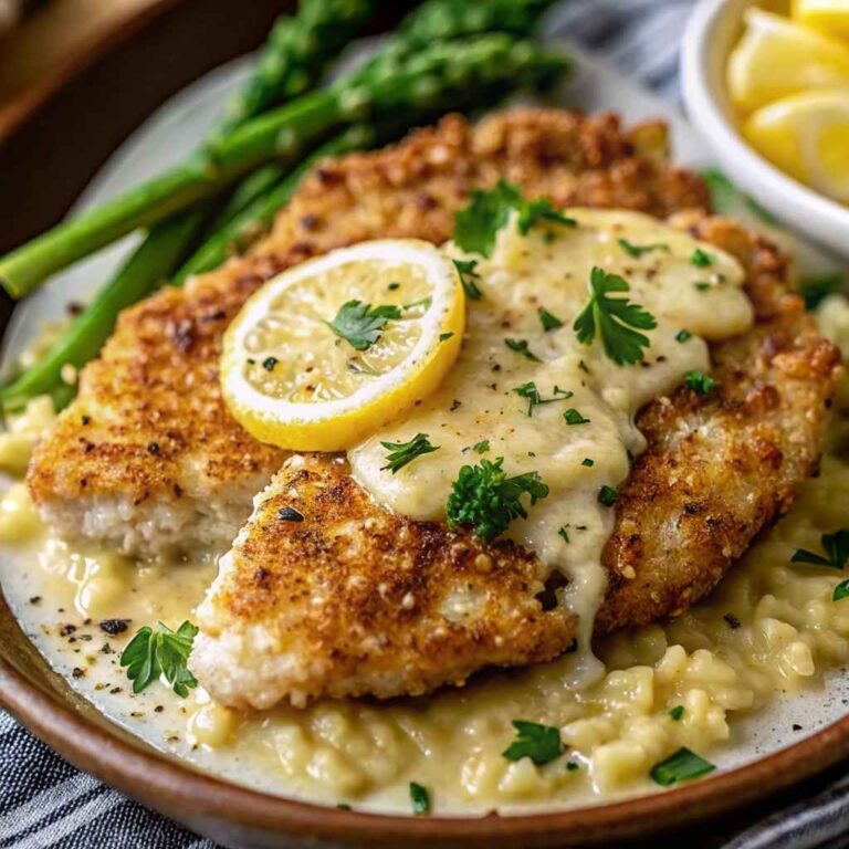 Parmesan crusted chicken recipe card preview