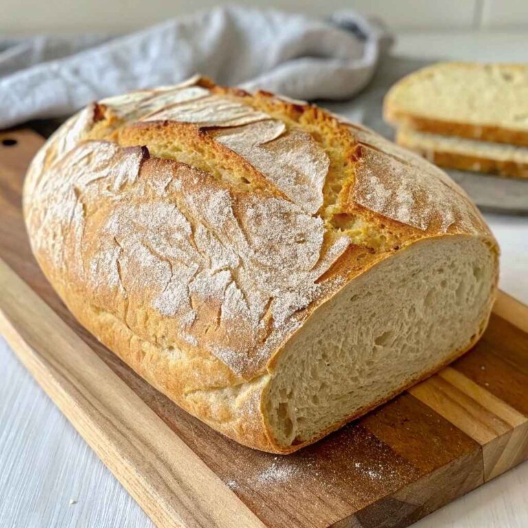 No knead gluten free bread recipe card layout